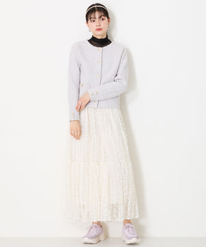 パンチングデザインボリュームソールスニーカー/OT3738