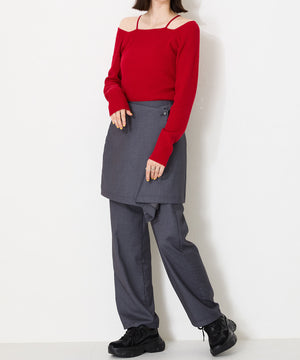 ナイロンテープ厚底スニーカー/OT3745