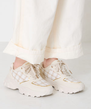 2WAYシューレースツイードスニーカー/OT3746