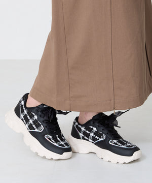 2WAYシューレースツイードスニーカー/OT3746