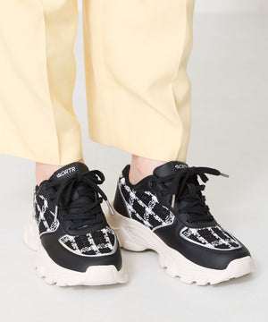 2WAYシューレースツイードスニーカー/OT3746