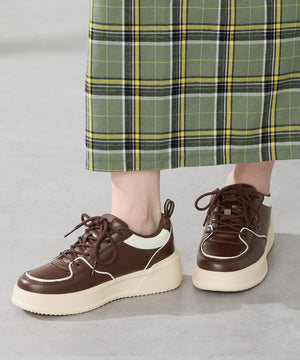 バイカラーボリュームソールスニーカー/OT3750