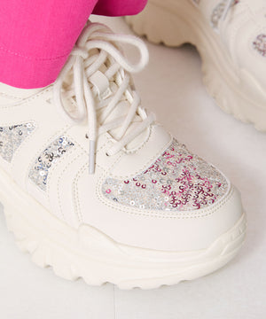 スパンコール厚底スニーカー/OT3752