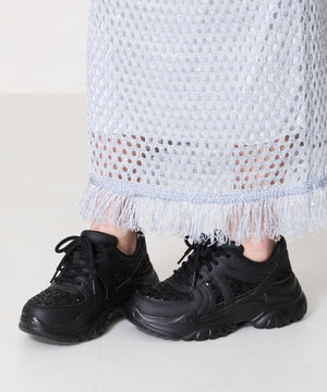 スパンコール厚底スニーカー/OT3752