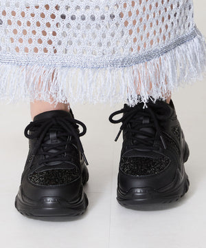 スパンコール厚底スニーカー/OT3752