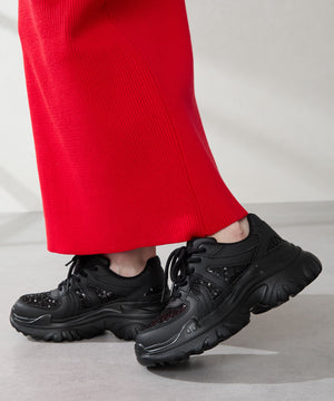 スパンコール厚底スニーカー/OT3752