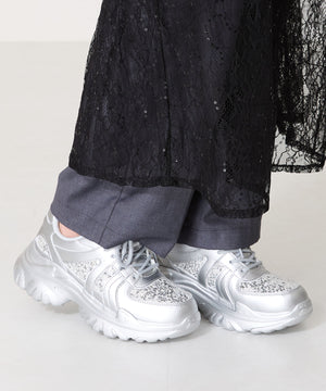 スパンコール厚底スニーカー/OT3752