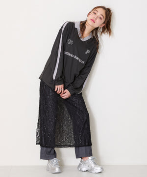 スパンコール厚底スニーカー/OT3752