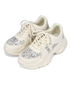 スパンコール厚底スニーカー/OT3752