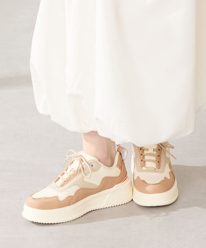 配色コートソールスニーカー/OT3756