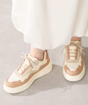 配色コートソールスニーカー/OT3756