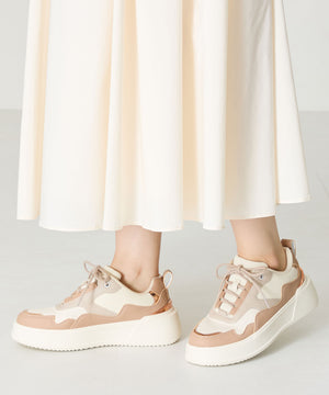 配色コートソールスニーカー/OT3756