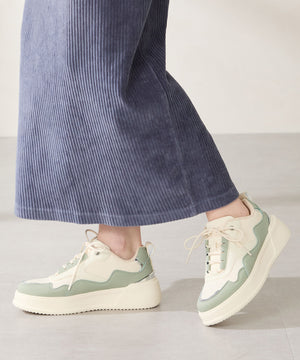 配色コートソールスニーカー/OT3756