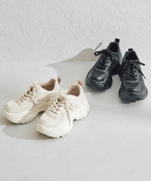 ボリュームソールラメスニーカー/OT3758