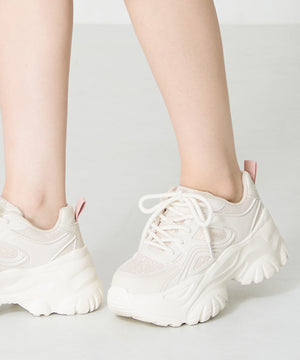 ボリュームソールラメスニーカー/OT3758