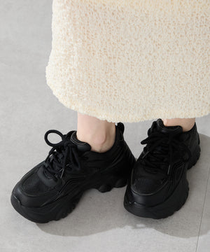 ボリュームソールラメスニーカー/OT3758