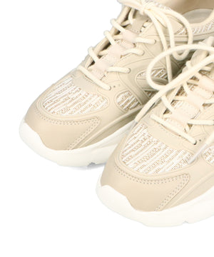 ラバーパーツ×ラメ織りレーススニーカー/OT3760