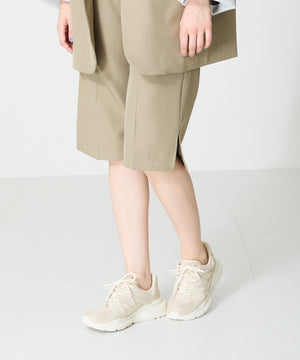 ラバーパーツ×ラメ織りレーススニーカー/OT3760