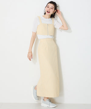 ラバーパーツ×ラメ織りレーススニーカー/OT3760