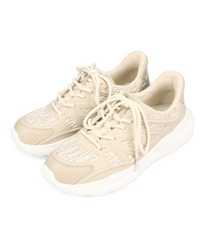 ラバーパーツ×ラメ織りレーススニーカー/OT3760