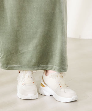 ヒールアップメタリックパーツスニーカー/OT3761