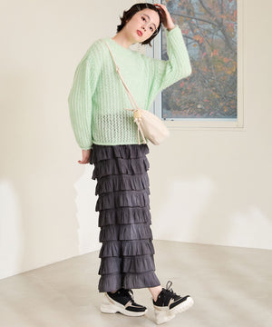 ヒールアップメタリックパーツスニーカー/OT3761