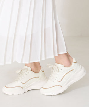 グリッターラインスニーカー/OT3762