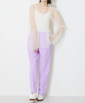 メタリック切替コートソールスニーカー/OT3764