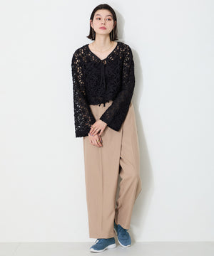 レースアップニットスニーカー/OT3765