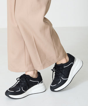 ステッチデザインヒールスニーカー/OT3766