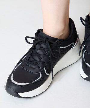 ステッチデザインヒールスニーカー/OT3766