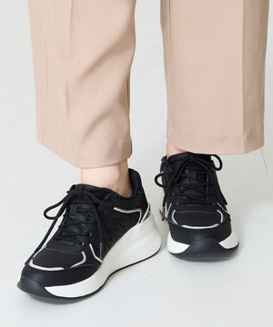 ステッチデザインヒールスニーカー/OT3766