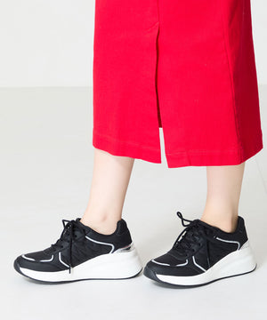 ステッチデザインヒールスニーカー/OT3766