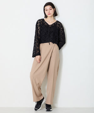 ステッチデザインヒールスニーカー/OT3766