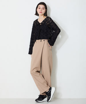 ステッチデザインヒールスニーカー/OT3766