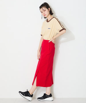 ステッチデザインヒールスニーカー/OT3766