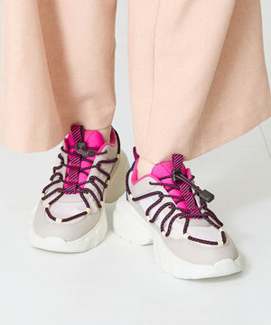 ドローコードデザイン配色スニーカー/OT3767