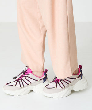 ドローコードデザイン配色スニーカー/OT3767