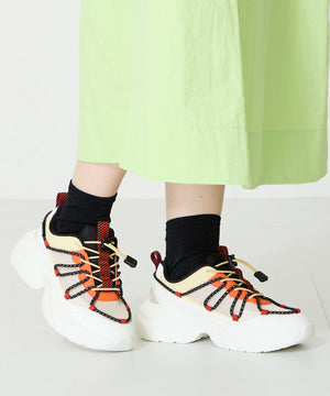 ドローコードデザイン配色スニーカー/OT3767