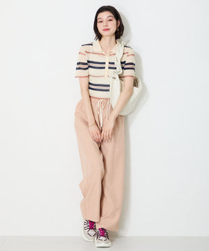 ドローコードデザイン配色スニーカー/OT3767