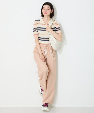 ドローコードデザイン配色スニーカー/OT3767