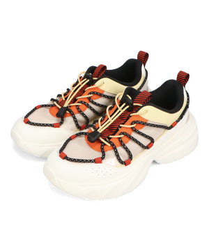 ドローコードデザイン配色スニーカー/OT3767