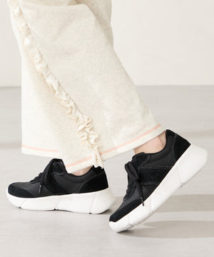 ビジュー×配色パーツ厚底スニーカー /OT3768