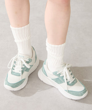 ビジュー×配色パーツ厚底スニーカー /OT3768