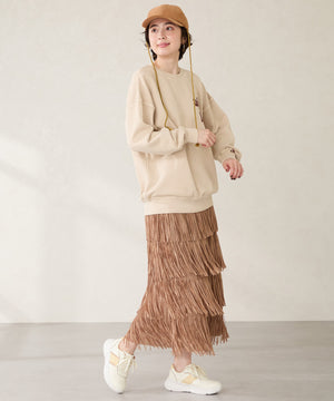 ビジュー×配色パーツ厚底スニーカー /OT3768