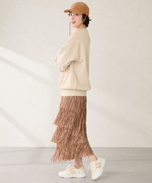 ビジュー×配色パーツ厚底スニーカー /OT3768