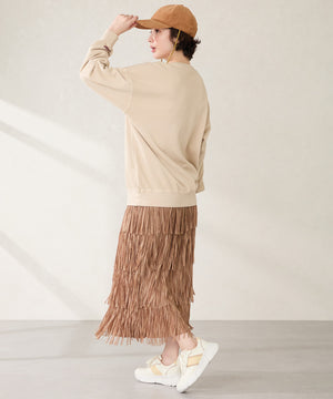 ビジュー×配色パーツ厚底スニーカー /OT3768