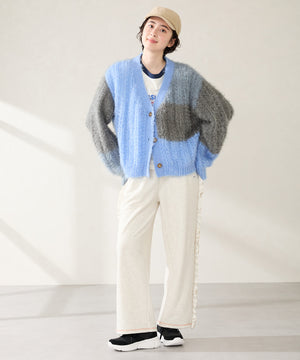 ビジュー×配色パーツ厚底スニーカー /OT3768