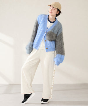 ビジュー×配色パーツ厚底スニーカー /OT3768