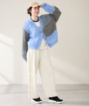 ビジュー×配色パーツ厚底スニーカー /OT3768